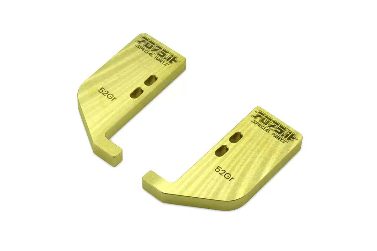 2 x Brass Battery Weight 52 Gr