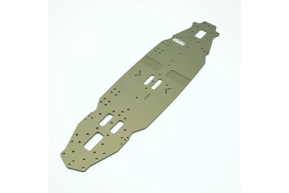 7075 T6 2mm Chassis Hard Anodized - Solid Version