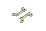 7075 T6 3mm 2 x Upper Arm Bracket Hard Anodized 3°-2°