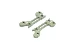 7075 T6 3mm 2 x Upper Arm Bracket Hard Anodized 2°-1°