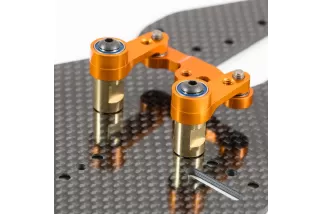 Brass Steering Post for Dual Servo Saver - Xray T4